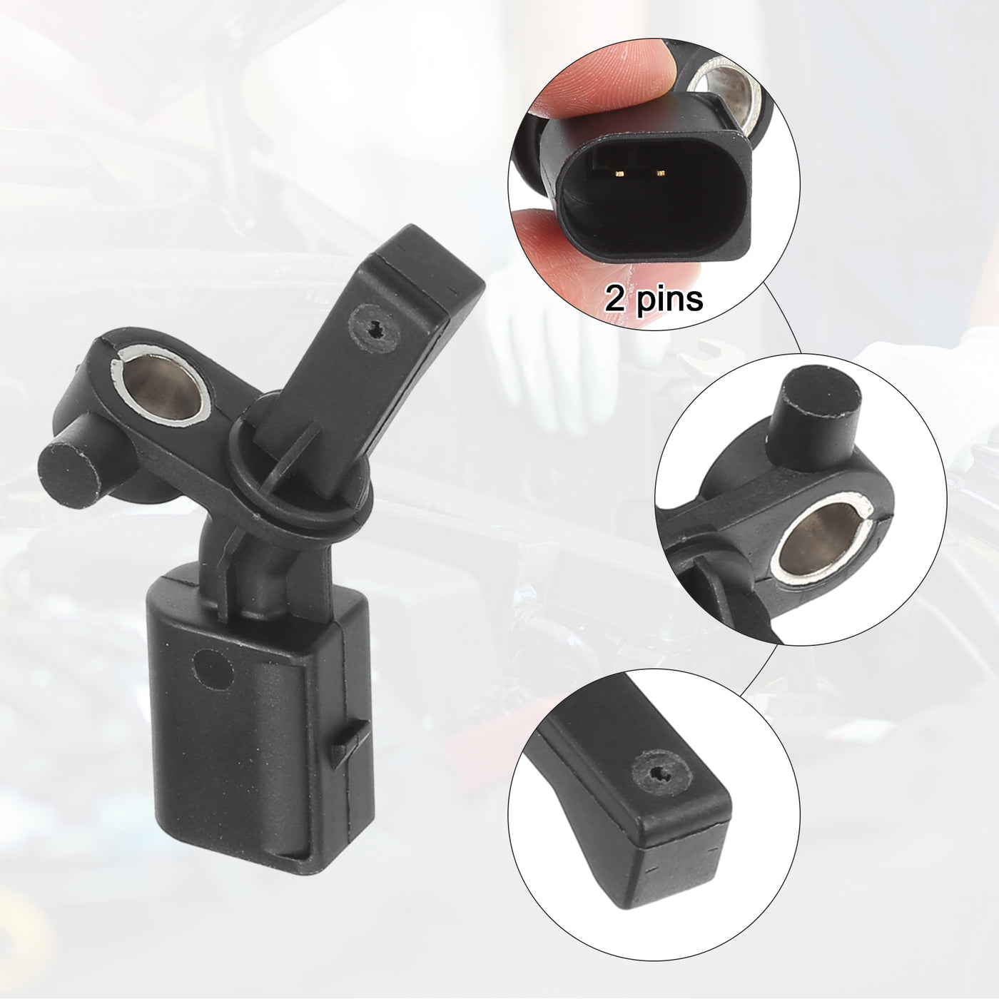 ACROPIX Hinten Links Rechts ABS-Sensor passend für Audi A1 Nr. WHT003862 - 2 Stück