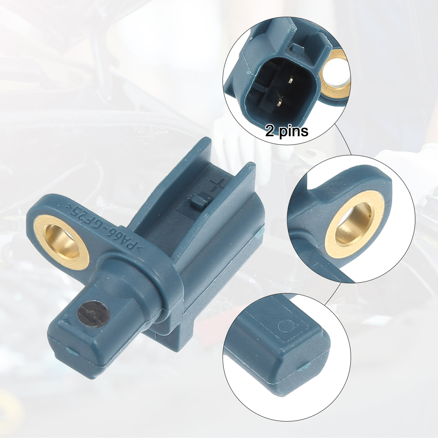 ACROPIX Hinten Links Rechts ABS-Sensor passend für Ford Nr. BV6T2C190KA - 2 Stück