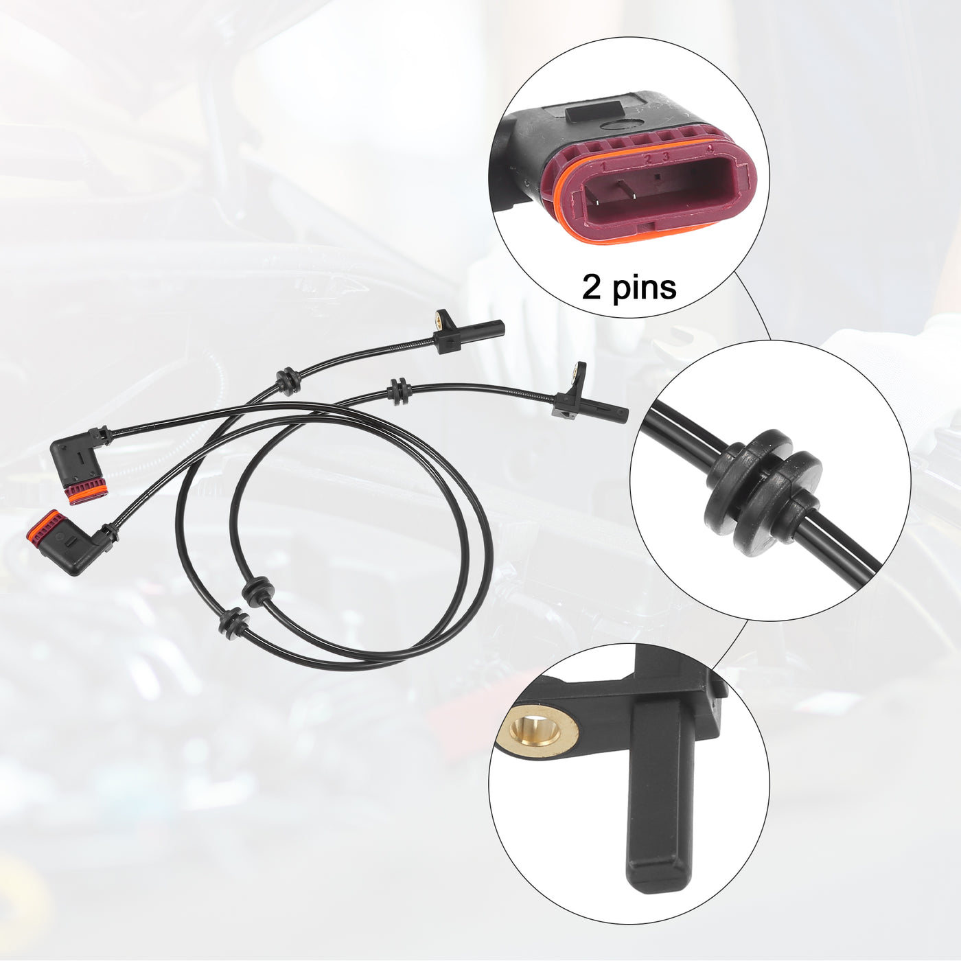 ACROPIX Hinten Links Rechts ABS-Sensor passend für Mercedes-Benz S63 AMG - 2 Stück