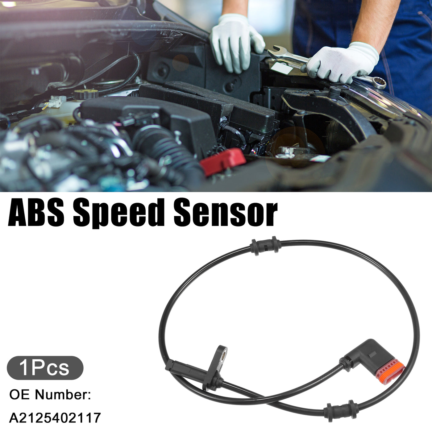 ACROPIX Hinten Links Rechts ABS-Sensor passend für Mercedes-Benz S450 08-11 - 1 Stück