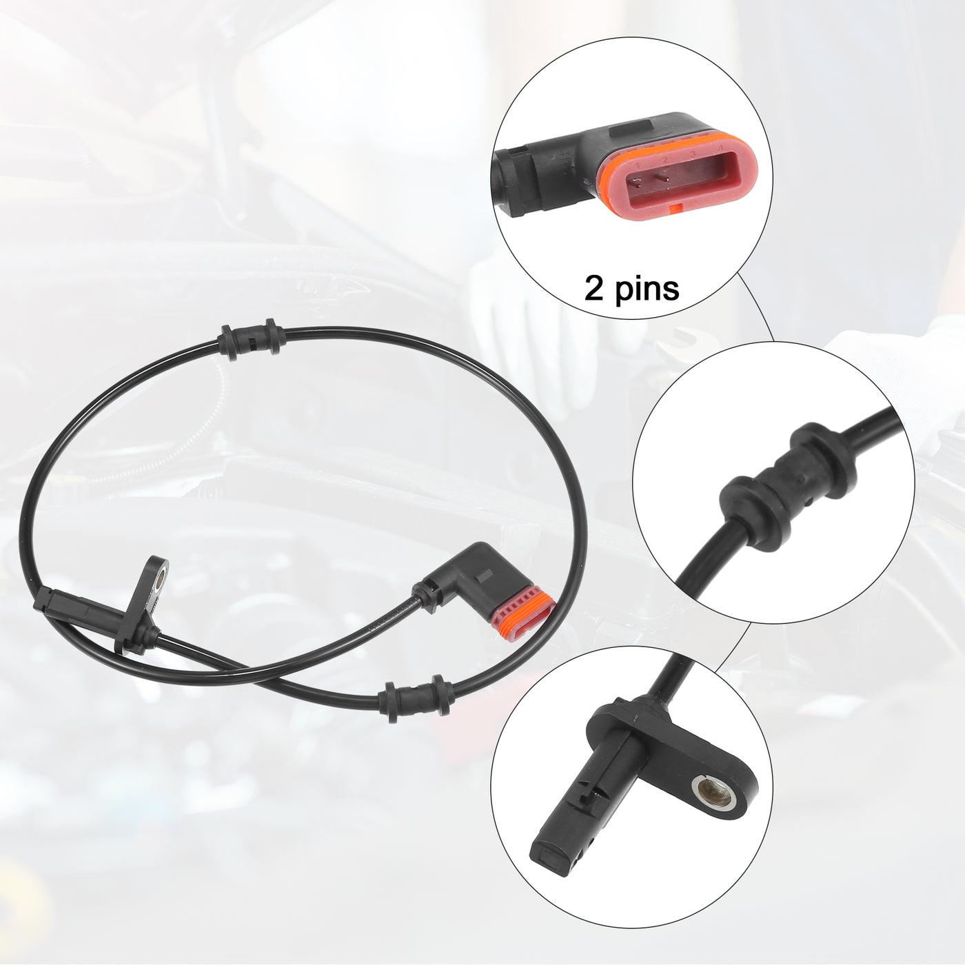 ACROPIX Hinten Links Rechts ABS-Sensor passend für Mercedes-Benz S450 08-11 - 1 Stück