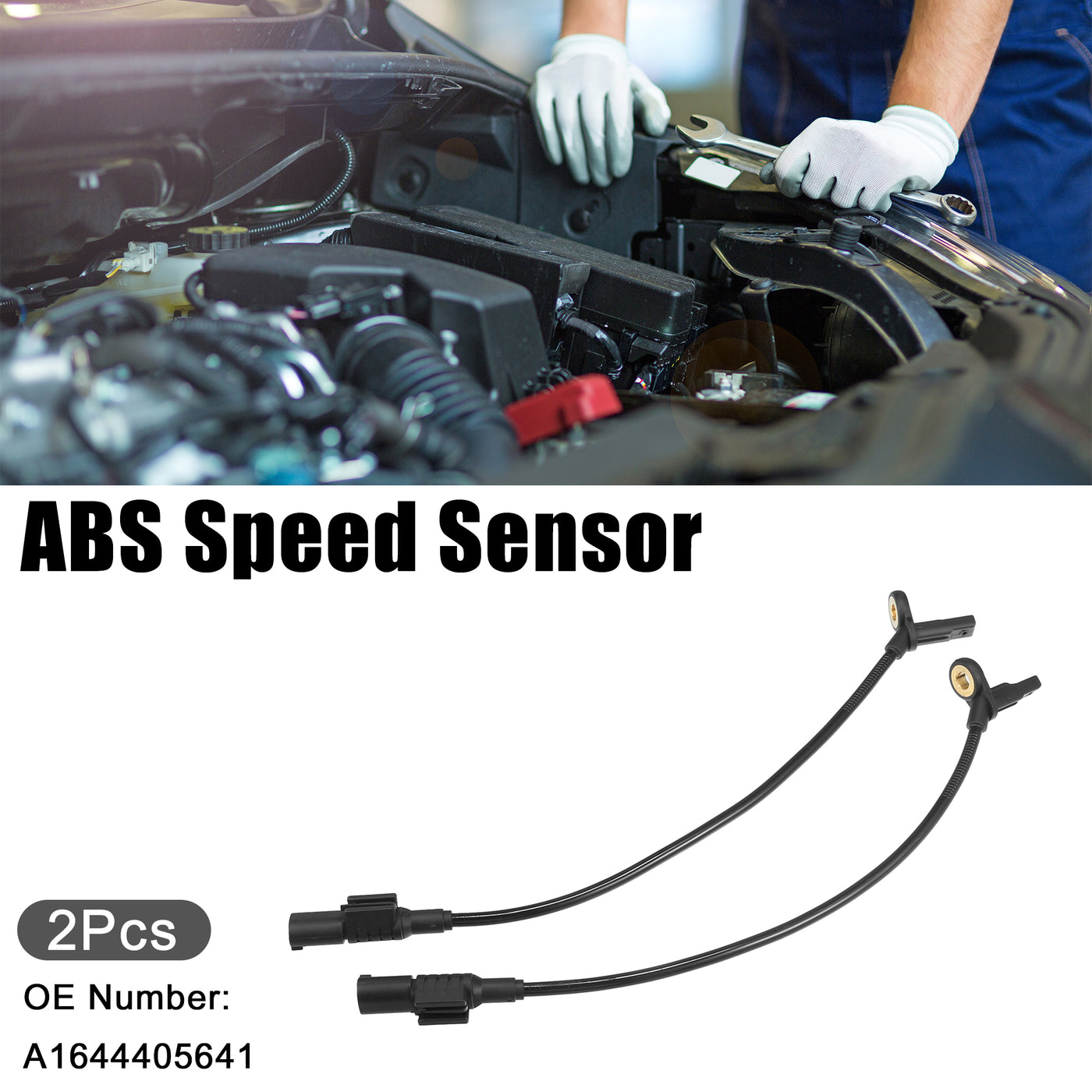 ACROPIX Hinten Links Rechts ABS-Sensor passend für Mercedes-Benz ML350 06-10 - 2 Stück