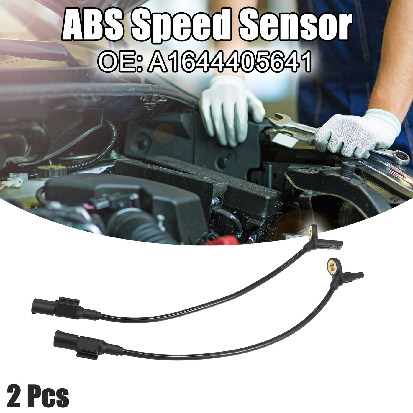 ACROPIX Hinten Links Rechts ABS-Sensor passend für Mercedes-Benz ML350 06-10 - 2 Stück