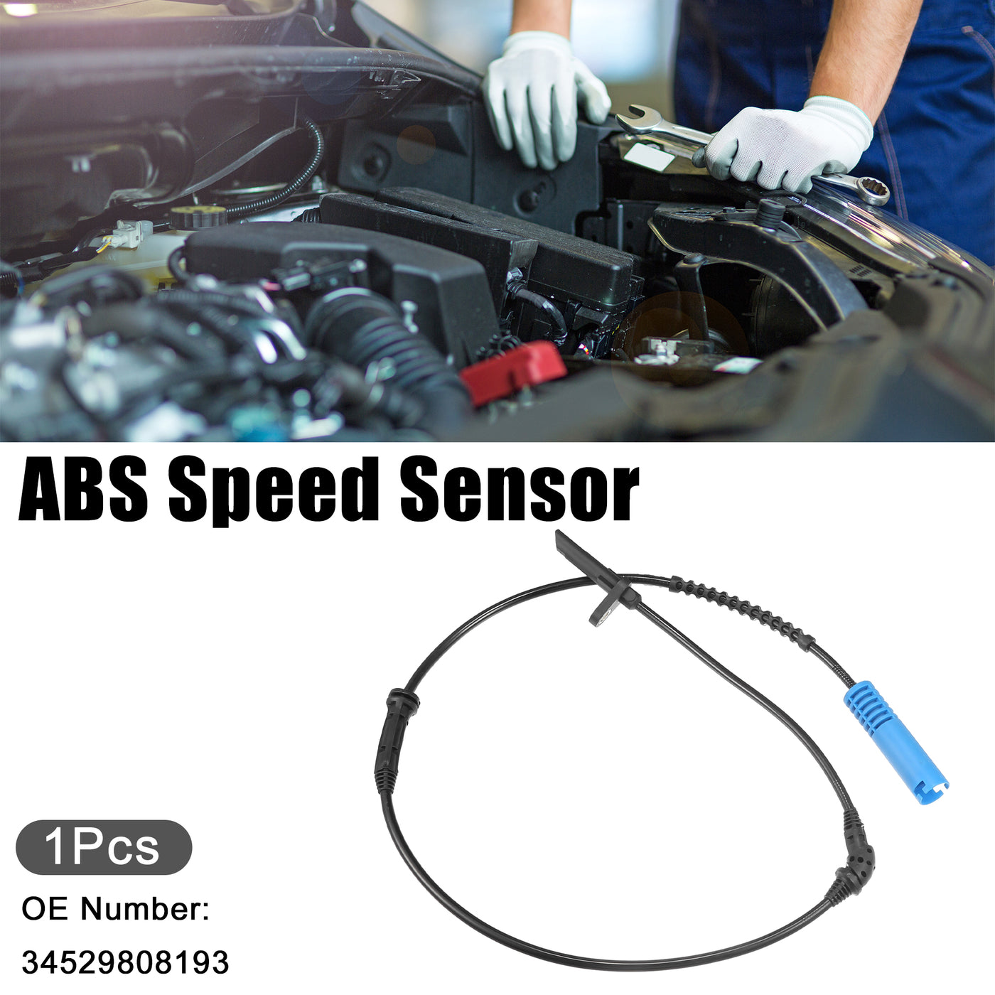 ACROPIX Vorderer linker rechter ABS-Sensor passend für Mini Nr. 34529808193 - 1 Stück