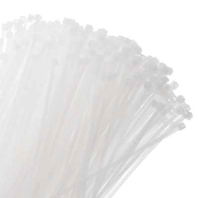 Harfington 800pcs 6 Inch 22 Lbs Cable Zip Ties Self-Locking Small Nylon Cable Tie Wraps 0.16" for Cord Management, White