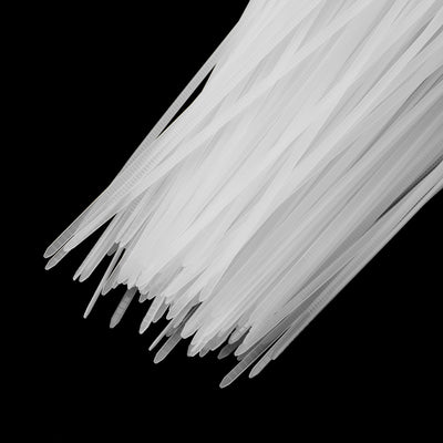 Harfington 1000pcs 6 Inch 22 Lbs Cable Zip Ties Self-Locking Extra Long Nylon Cable Tie Wraps 0.16" for Cord Management, White