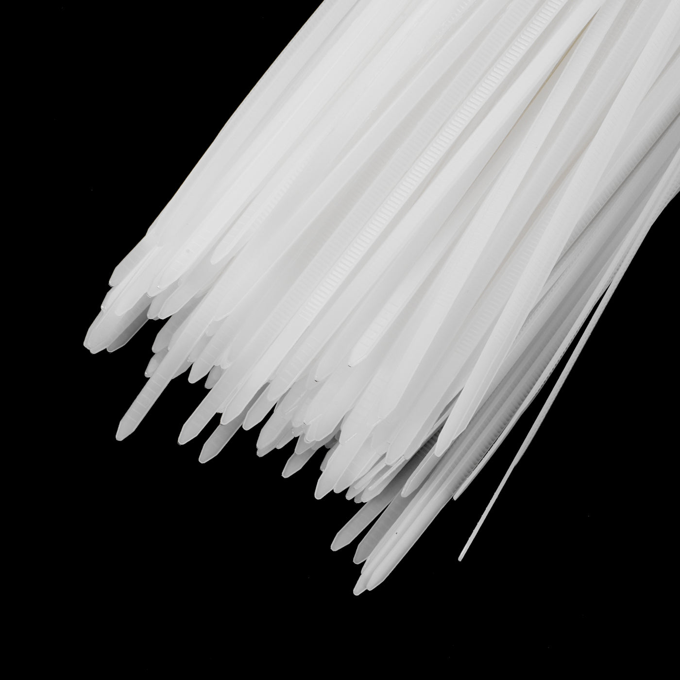 Harfington 100pcs 16 Inch 110 Lbs Cable Zip Ties Self-Locking Extra Long Nylon Cable Tie Wraps 5/16" for Cord Management, White