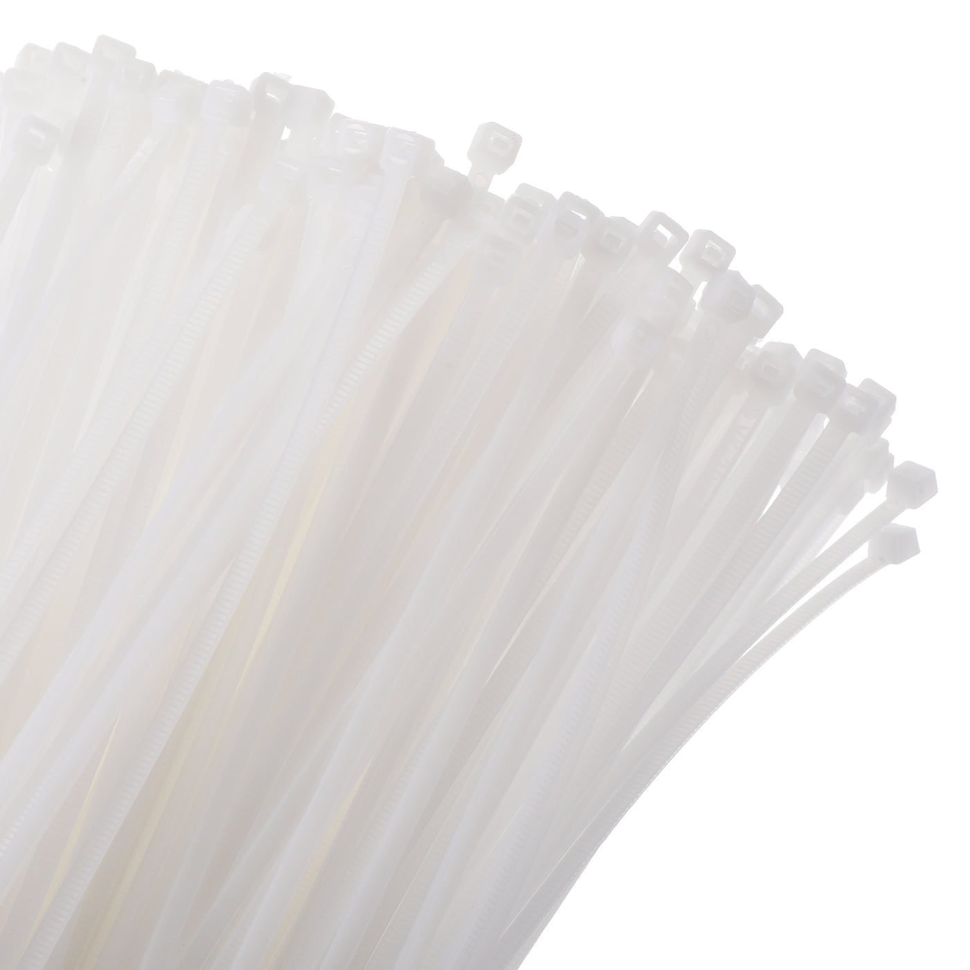 Harfington 100pcs 16 Inch 110 Lbs Cable Zip Ties Self-Locking Extra Long Nylon Cable Tie Wraps 5/16" for Cord Management, White