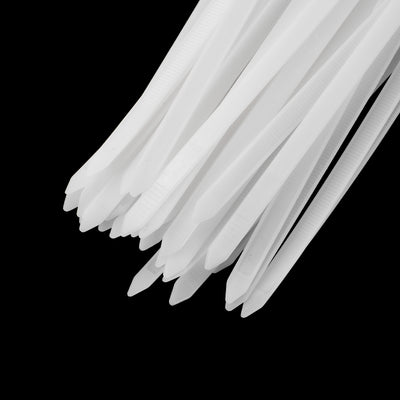 Harfington 50pcs 26 Inch 176 Lbs Cable Zip Ties Self-Locking Extra Long Nylon Cable Tie Wraps 3/8" for Cord Management, White