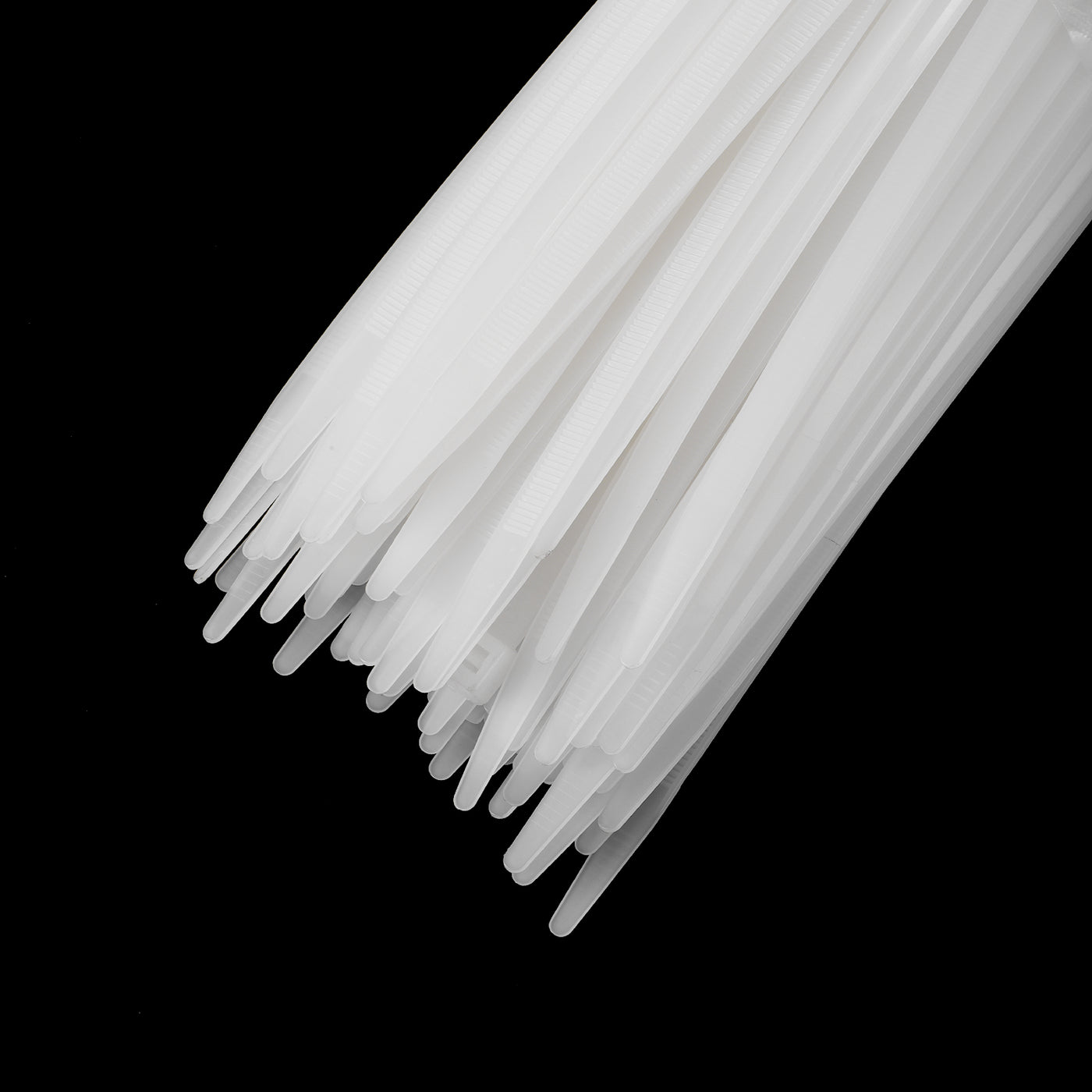 Harfington 100pcs 31.5 Inch 176 Lbs Cable Zip Ties Self-Locking Extra Long Nylon Cable Tie Wraps 3/8" for Cord Management, White