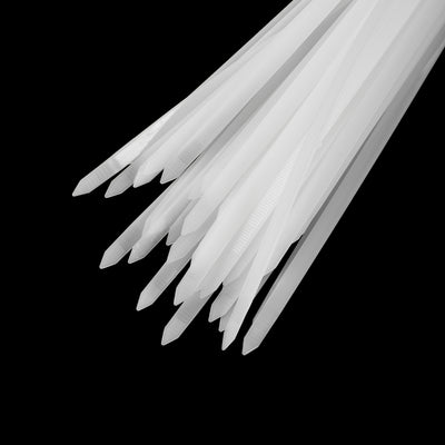 Harfington 50pcs 39 Inch 176 Lbs Cable Zip Ties Self-Locking Extra Long Nylon Cable Tie Wraps 3/8" for Cord Management, White