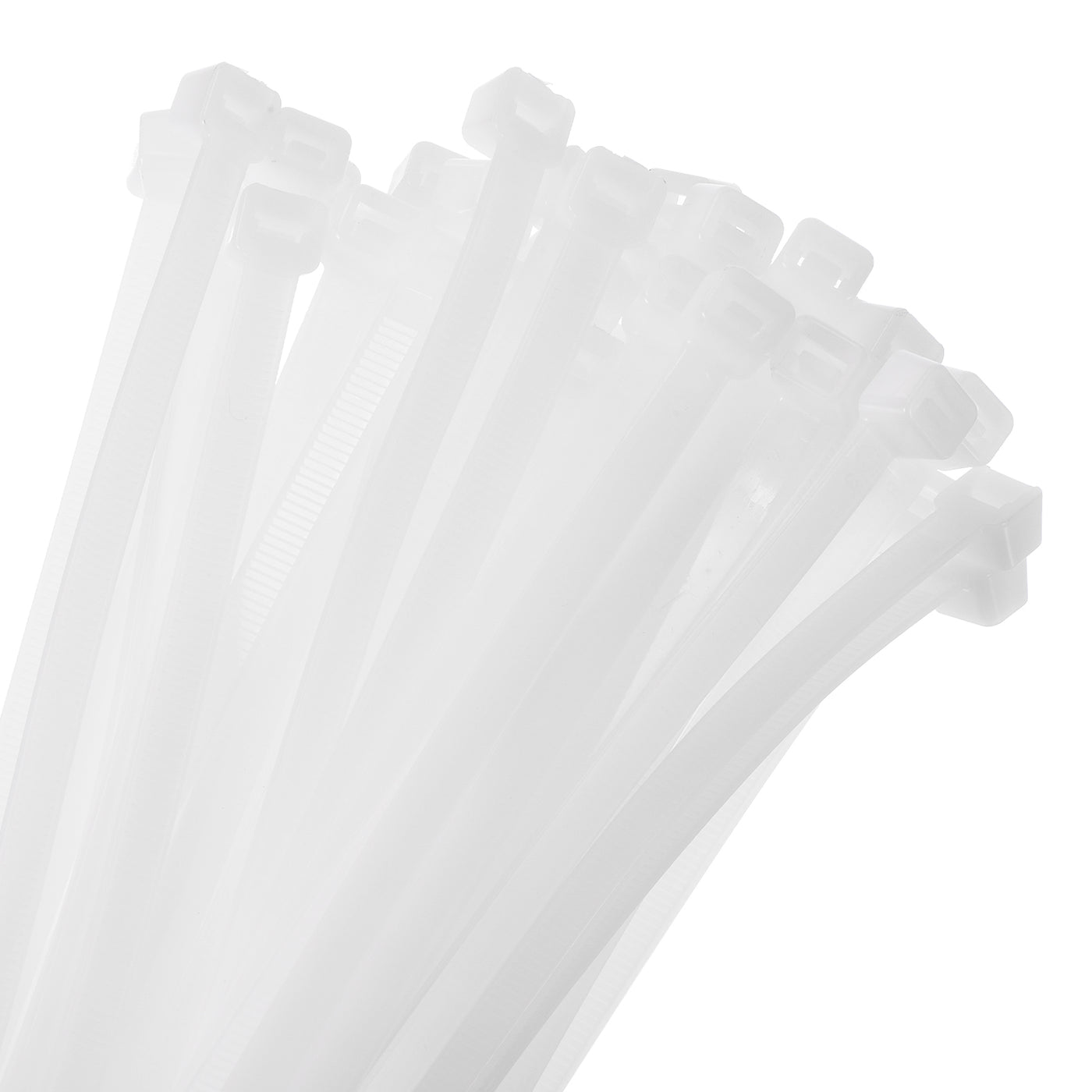 Harfington 50pcs 39 Inch 176 Lbs Cable Zip Ties Self-Locking Extra Long Nylon Cable Tie Wraps 3/8" for Cord Management, White