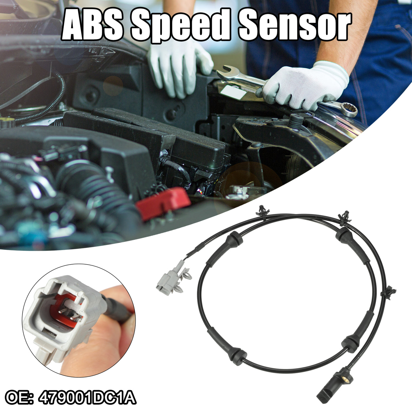 ACROPIX ABS Raddrehzahlsensor passend für Nissan Nr. 479001DC1A - 1 Stück