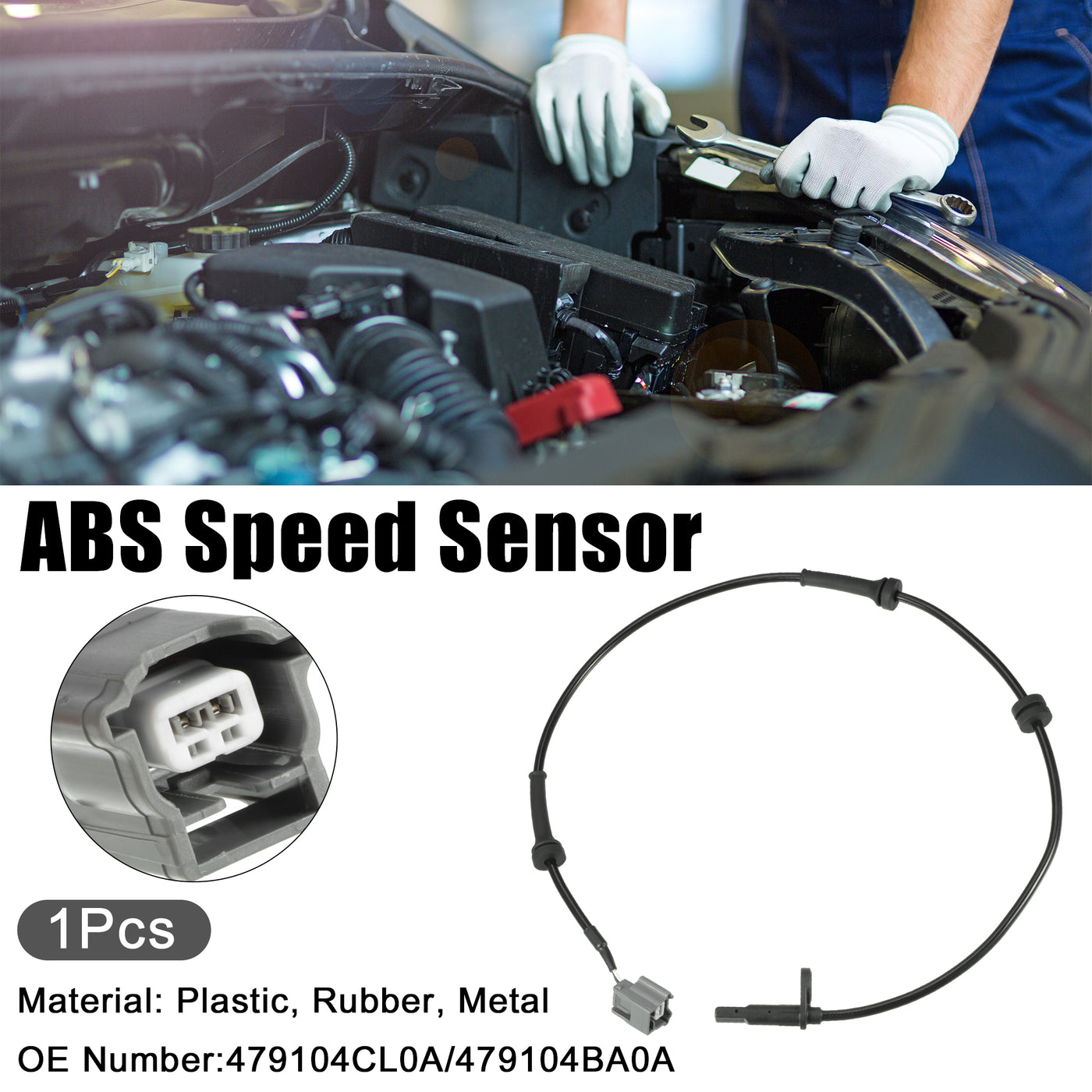 ACROPIX Auto ABS Raddrehzahlsensor passend für Nissan Nr. 479104CL0A - 1 Stück