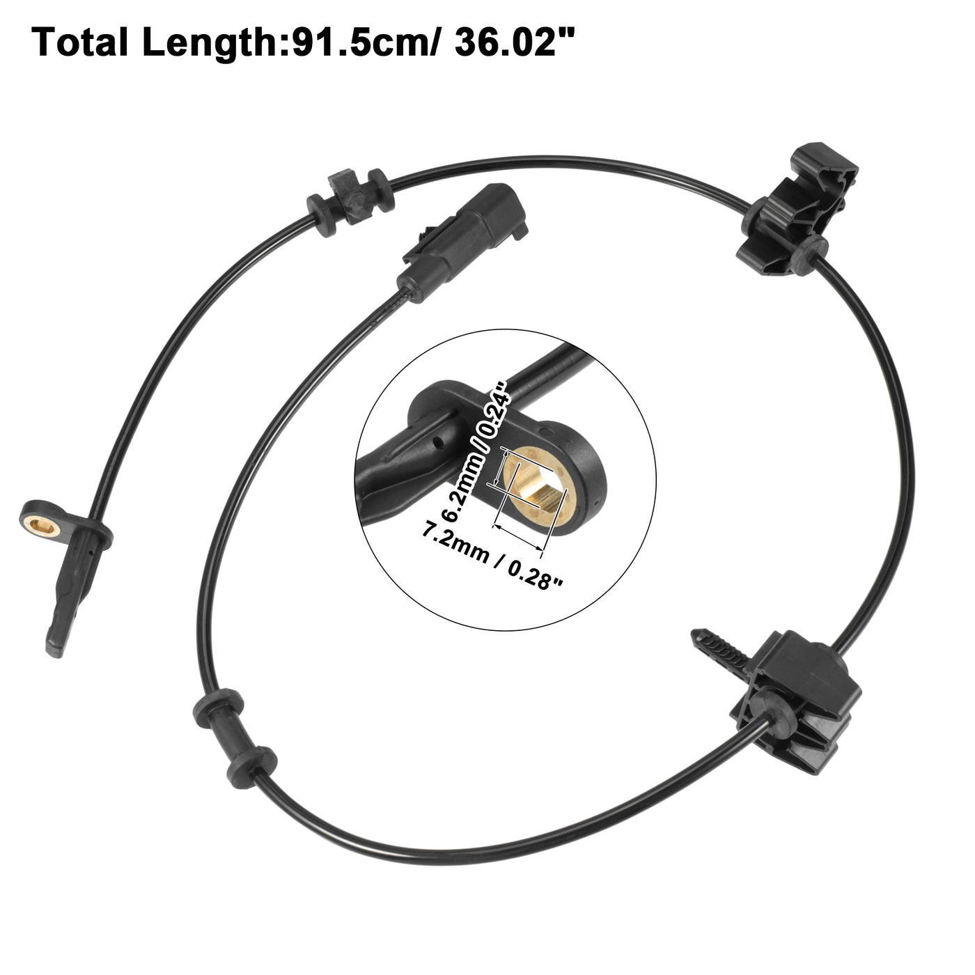 ACROPIX Car ABS Wheel Speed Sensor Fit for Cadillac SRX Base 2010 2011 No.15921850 - Pack of 1