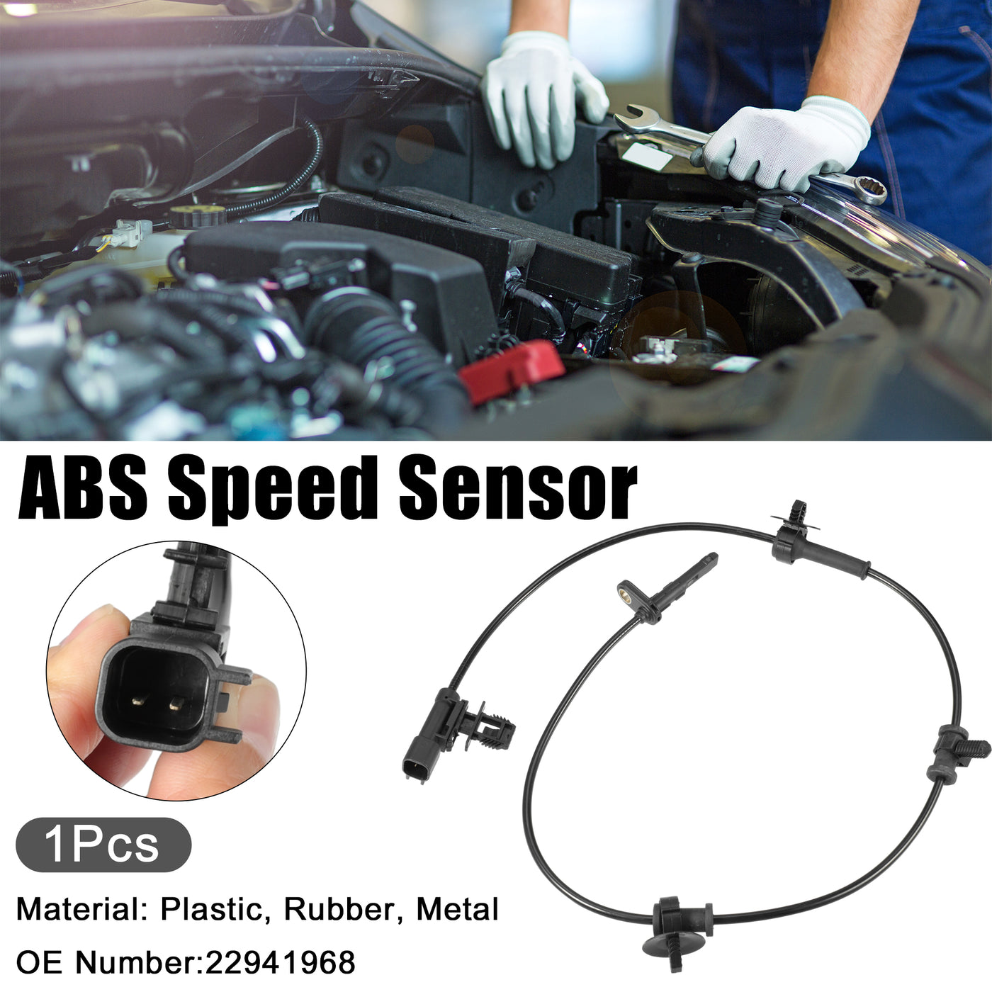 ACROPIX ABS Wheel Speed Sensor ABS Sensor Fit for Cadillac ATS 2013-2019 No.22941968 - Pack of 1