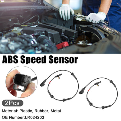 Harfington ABS Wheel Speed Sensor ABS Sensor Fit for Land Rover Range Rover Evoque 2012-2015 No.LR024203 - Pack of 2