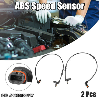 Harfington ABS Wheel Speed Sensor ABS Sensor Fit for Mercedes-Benz CL500 CL600 S500 2000-2006 No.A2205400117 - Pack of 2