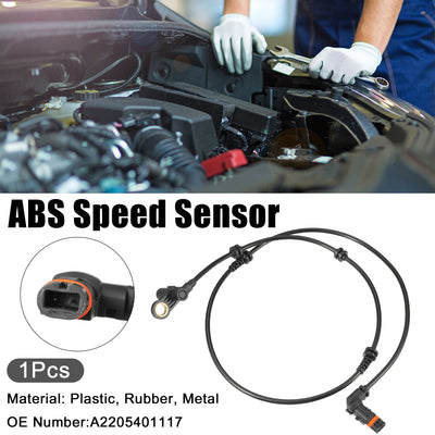 Harfington ABS Wheel Speed Sensor ABS Sensor Fit for Mercedes-Benz S430 S500 S600 S55 AMG 2003-2006 No.A2205401117 - Pack of 1