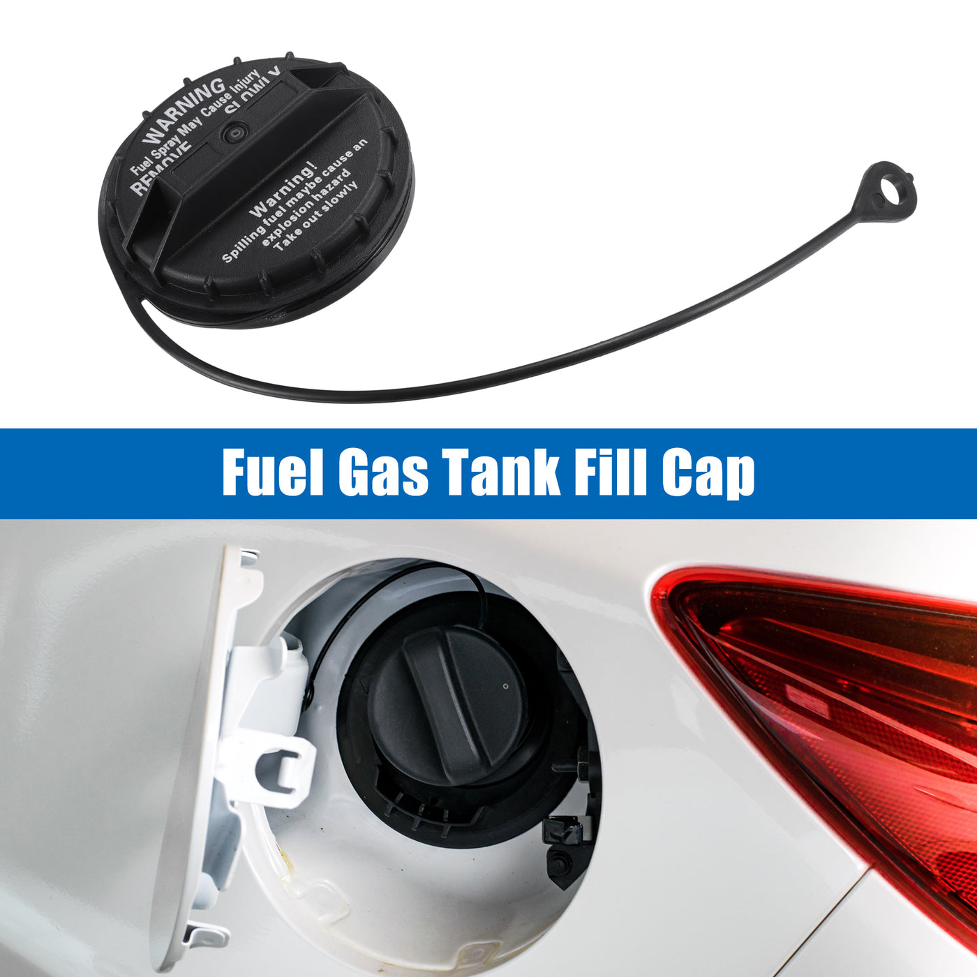 ACROPIX Fuel Gas Tank Fill Cap Fit for Subaru Legacy 2005-2009 No.42031AG00A - Pack of 1