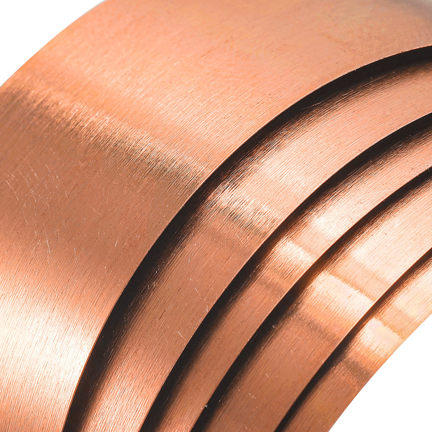 uxcell Uxcell Copper Sheet Roll, Metal Foil Plate 2000mm x 100mm x 0.02mm