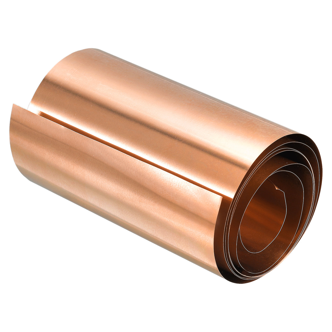 uxcell Uxcell Copper Sheet Roll, Metal Foil Plate 2000mm x 100mm x 0.02mm