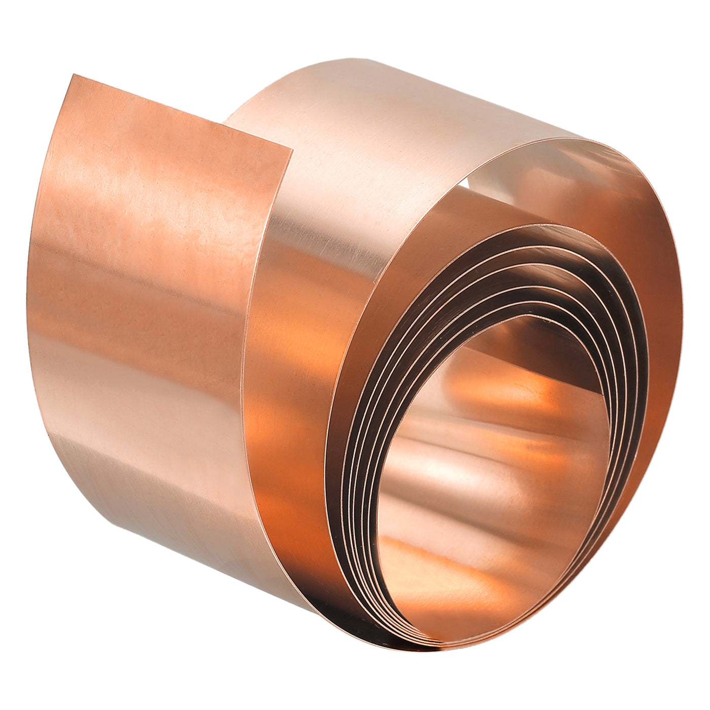 uxcell Uxcell Copper Sheet Roll, Metal Foil Plate 2000mm x 30mm x 0.3mm