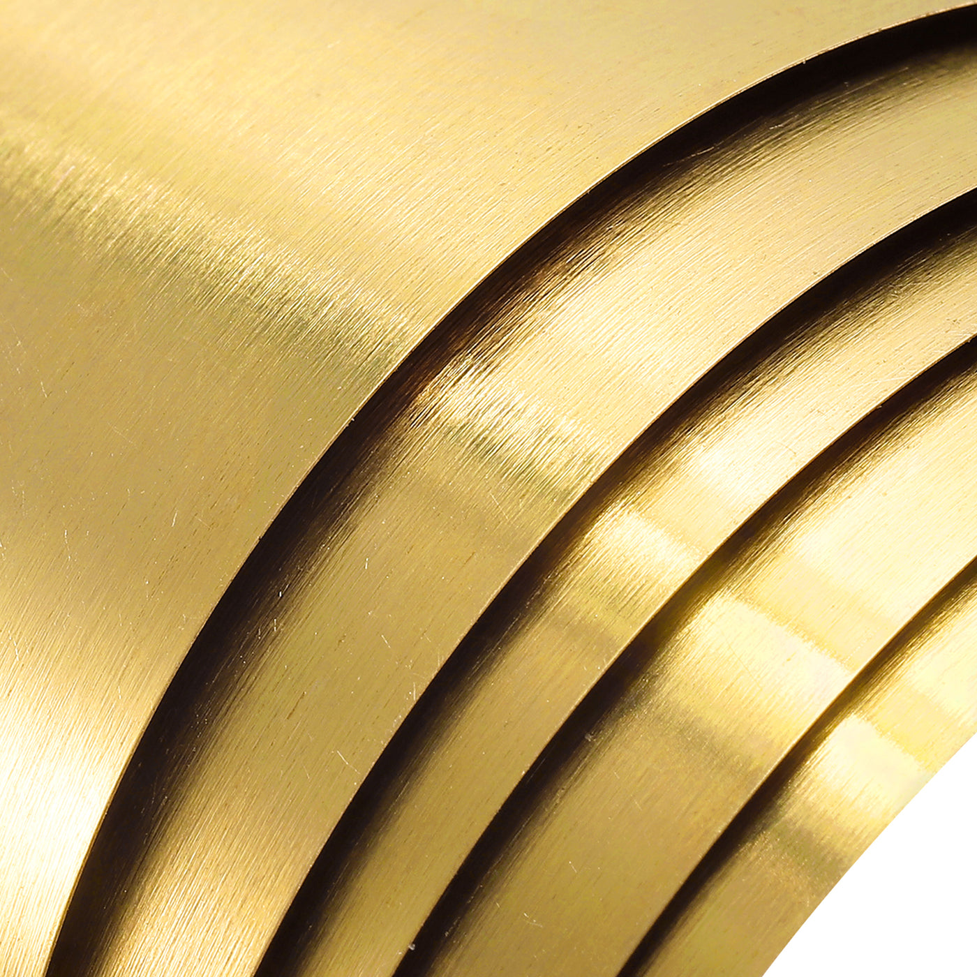 uxcell Uxcell Brass Sheet Roll, Metal Foil Plate 2000mm x 100mm x 0.01mm