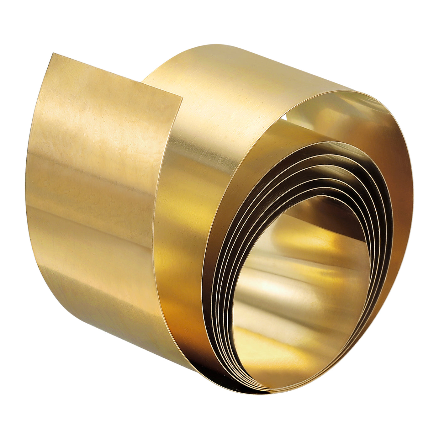 uxcell Uxcell Brass Sheet Roll, Metal Foil Plate 3000mm x 30mm x 0.1mm