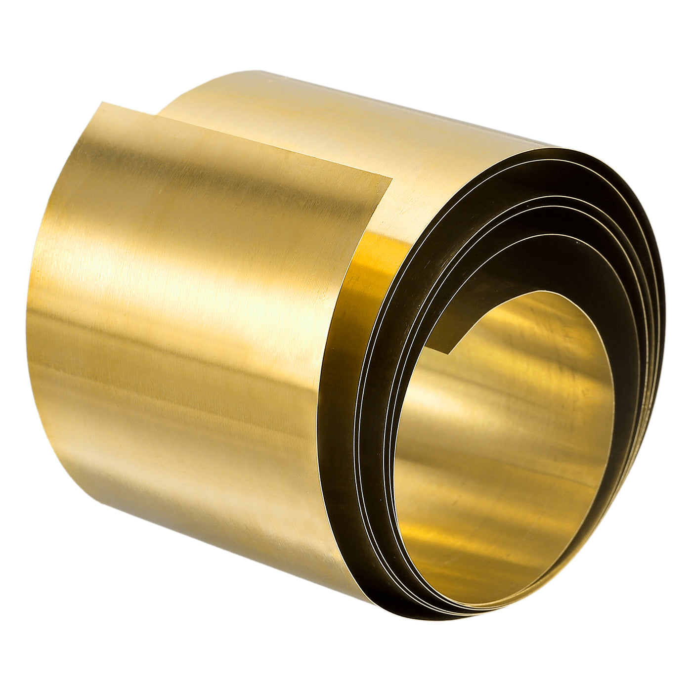 uxcell Uxcell Brass Sheet Roll, Metal Foil Plate 3000mm x 50mm x 0.1mm