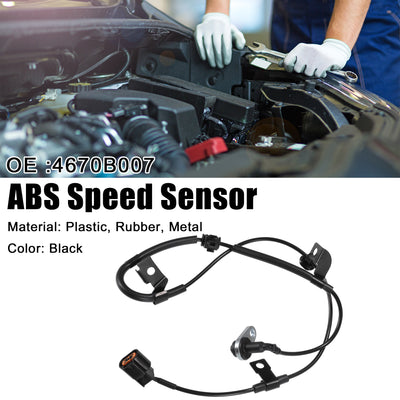 Harfington Rear Left ABS Wheel Speed Sensor ABS Sensor Fit for Mitsubishi L200 Triton 2014-2023 No.4670B007 - Pack of 1