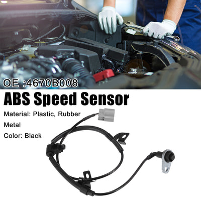 Harfington Car Rear Right ABS Wheel Speed Sensor Fit for Mitsubishi L200 2014-2023 No.4670B008 - Pack of 1