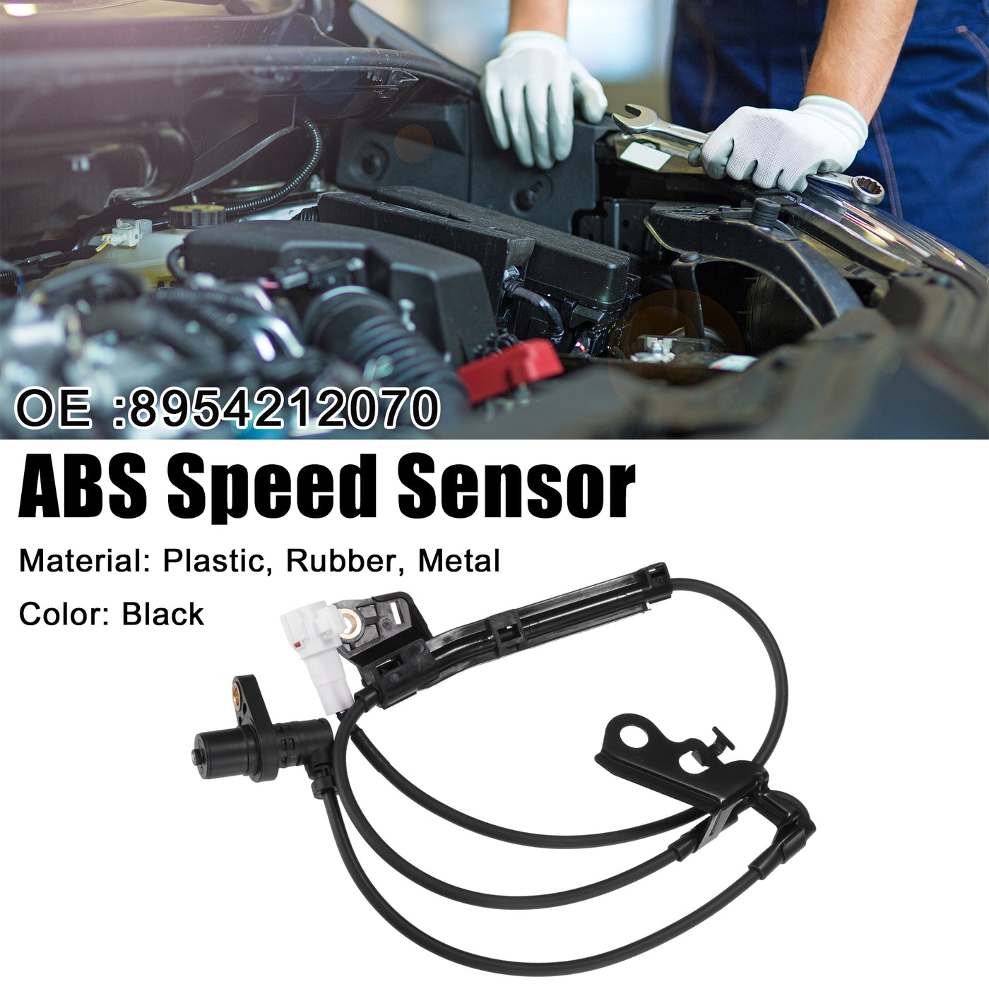 ACROPIX Front Right ABS Wheel Speed Sensor ABS Sensor Fit for Toyota Corolla 1.8L 2003-2008 NO.8954212070 - Pack of 1