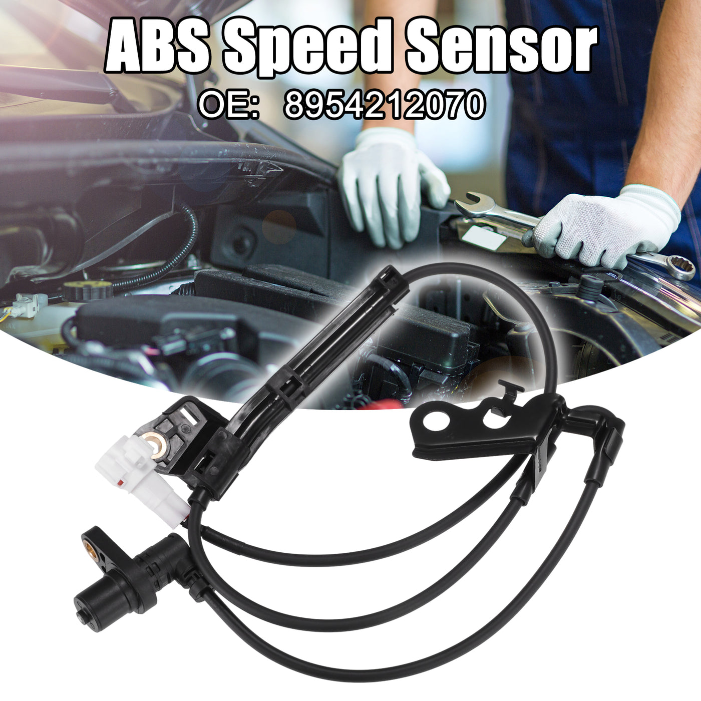 ACROPIX Front Right ABS Wheel Speed Sensor ABS Sensor Fit for Toyota Corolla 1.8L 2003-2008 NO.8954212070 - Pack of 1