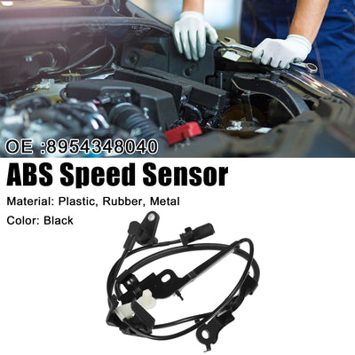 Harfington Car Front Left ABS Wheel Speed Sensor Fit for Toyota Highlander 2008-2013 No.8954348040 - Pack of 1