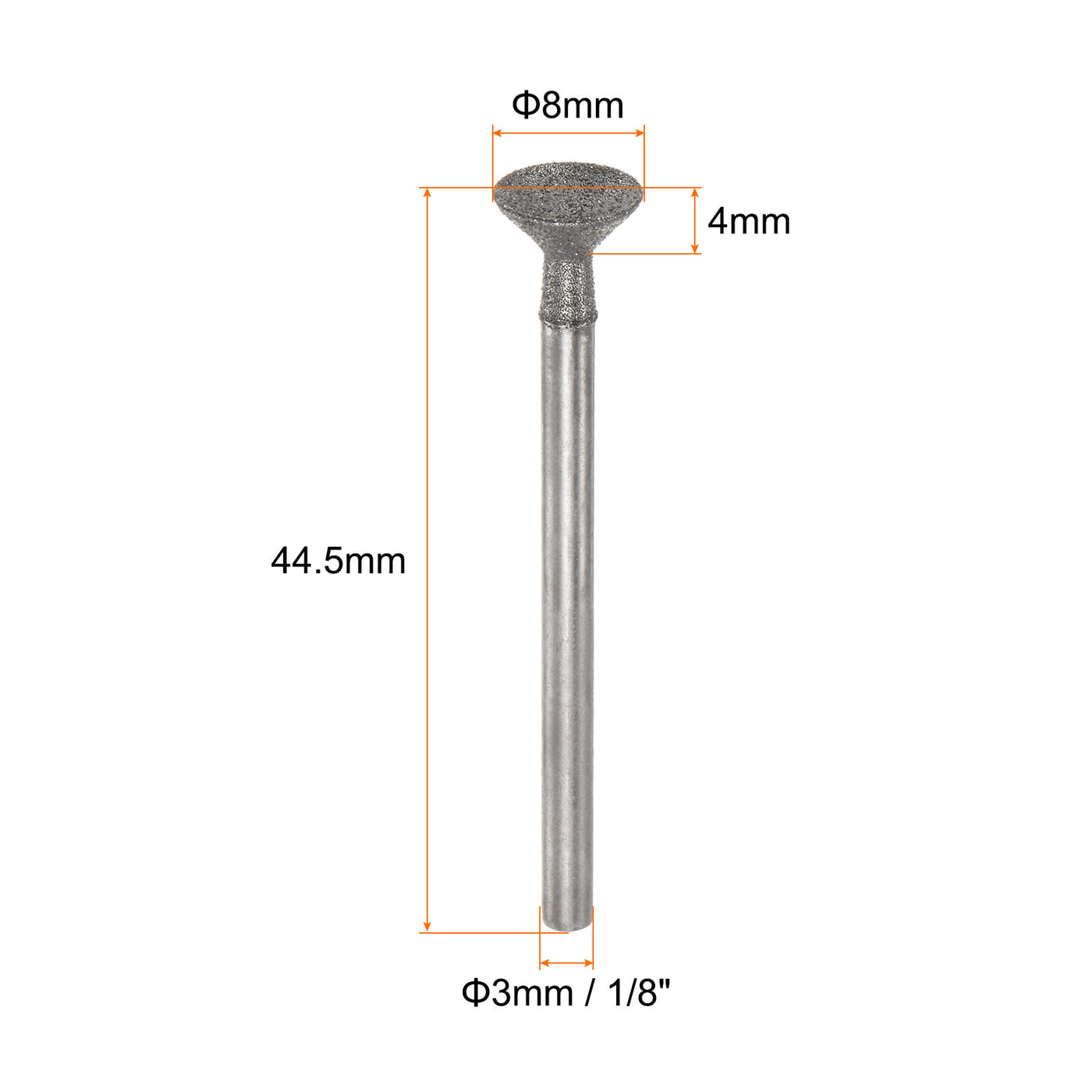 Harfington Diamond Grinding Head Spherical Head Rotary Tools