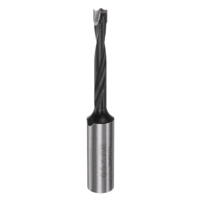 Harfington Uxcell Brad Point Drill Bits 5mm x 70mm Forward Turning Carbide for Woodworking