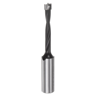 Harfington Uxcell Brad Point Drill Bits 5.5mm x 70mm Forward Turning Carbide for Woodworking