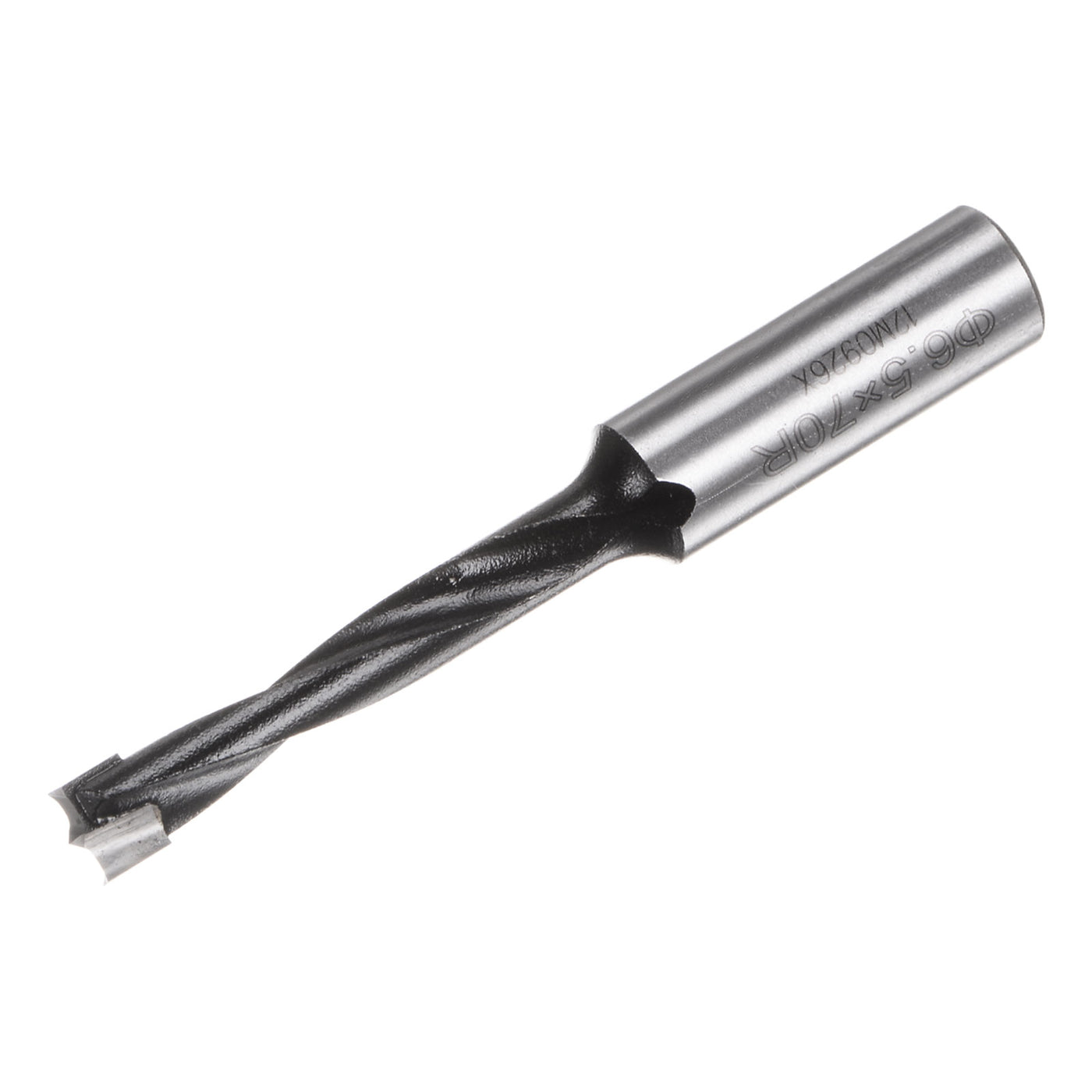 uxcell Uxcell Brad Point Drill Bits 6.5mm x 70mm Forward Turning Carbide for Woodworking