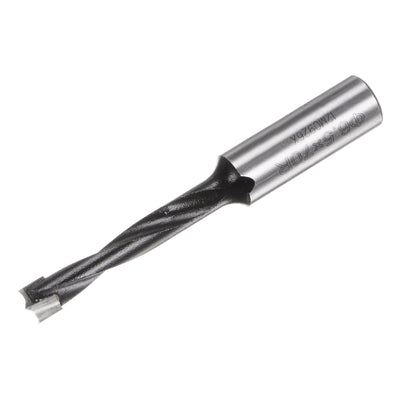 Harfington Uxcell Brad Point Drill Bits 6.5mm x 70mm Forward Turning Carbide for Woodworking