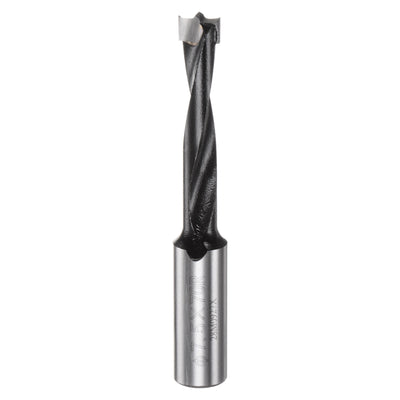 Harfington Uxcell Brad Point Drill Bits 7.5mm x 70mm Forward Turning Carbide for Woodworking