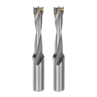 Harfington Uxcell Brad Point Drill Bits for Wood 9mm x 68mm Right Turning Carbide for Woodworking Carpentry Drilling Tool 2pcs