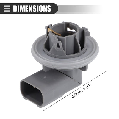 Harfington Stop Light Lamp Bulb Holder, for Ford Focus 2000-2008, ABS, No.XS41-13K370-CD/XFM500010, Gray