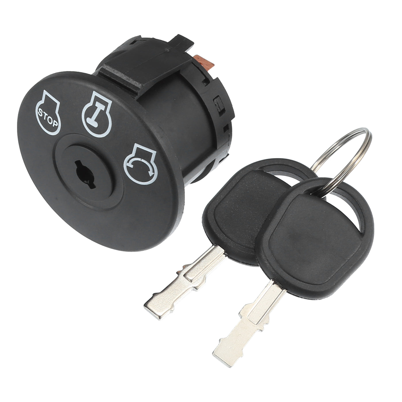 Hihaha Ignition Switch Starter with Keys for Yardman LT5 Lawn Tractor / Inner / Durable / 1 Set