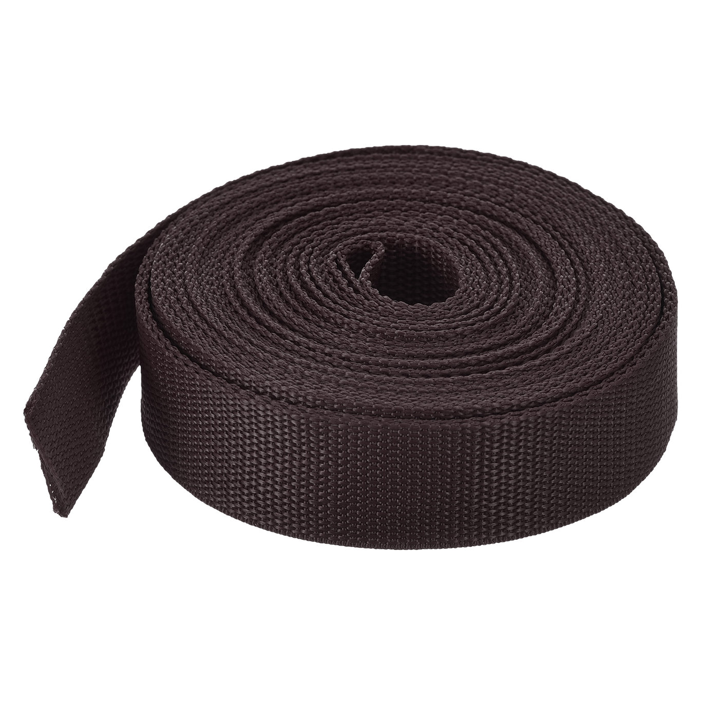 Harfington Lightweight Polypropylene Webbing Strap 1.5" 10 Yard Backpack Strapping Band Brown for Outdoor Luggage Cargo Straps