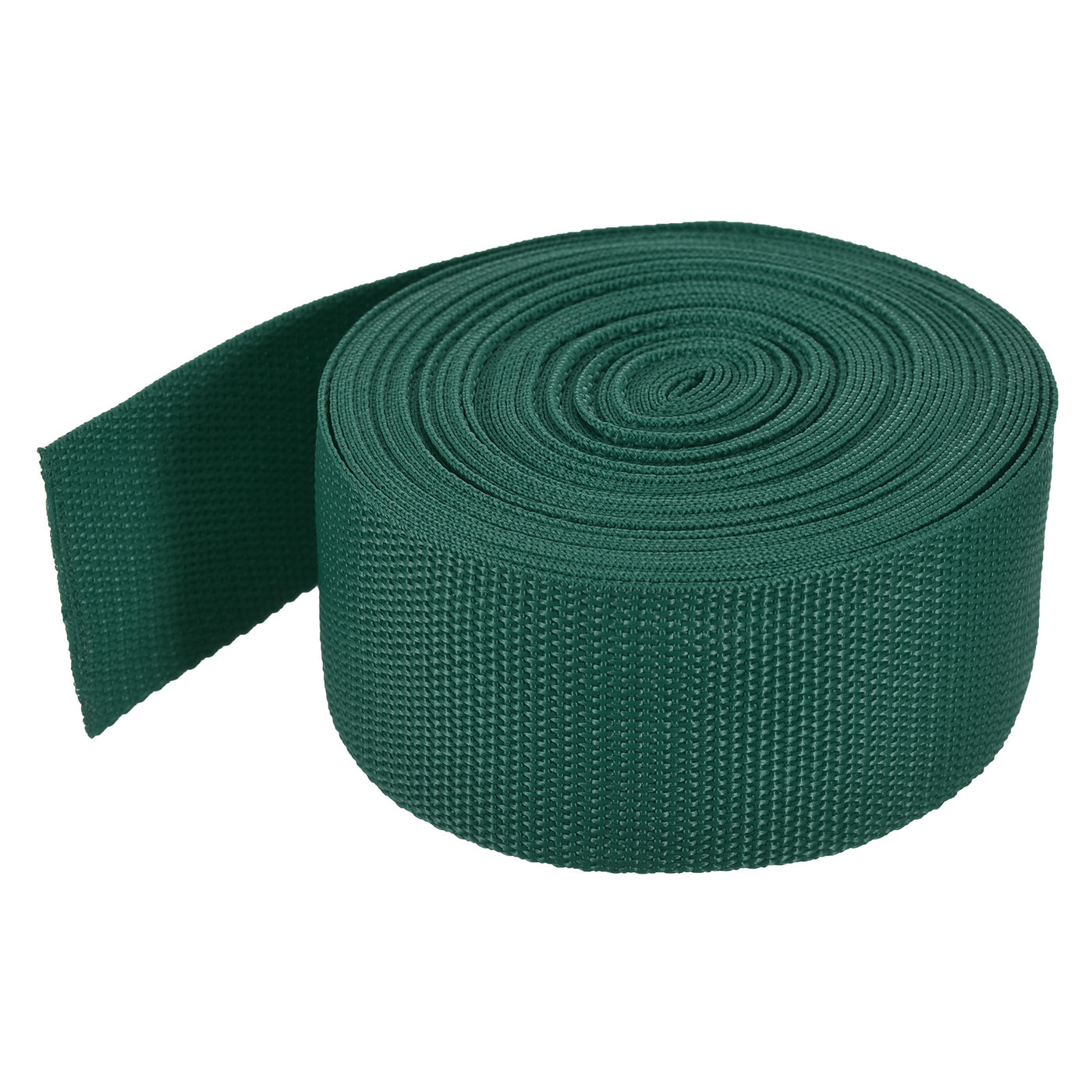 Harfington Lightweight Polypropylene Webbing Strap 2" 10 Yard Backpack Strapping Band Dark Green for Outdoor Luggage Cargo Straps