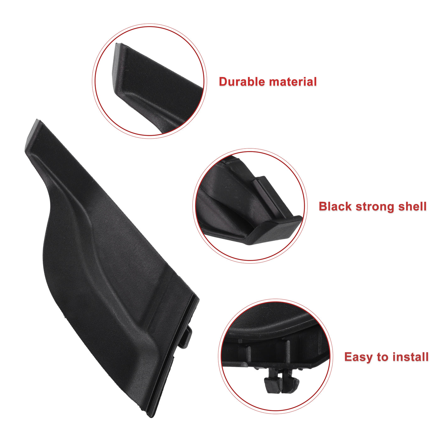 ACROPIX Front Windshield Wiper Cowl Cover Extension Trim Wiper Cowling Plastic Panel Left Fit for Toyota Prius 2010-2015 No.5508347020 - Pack of 1