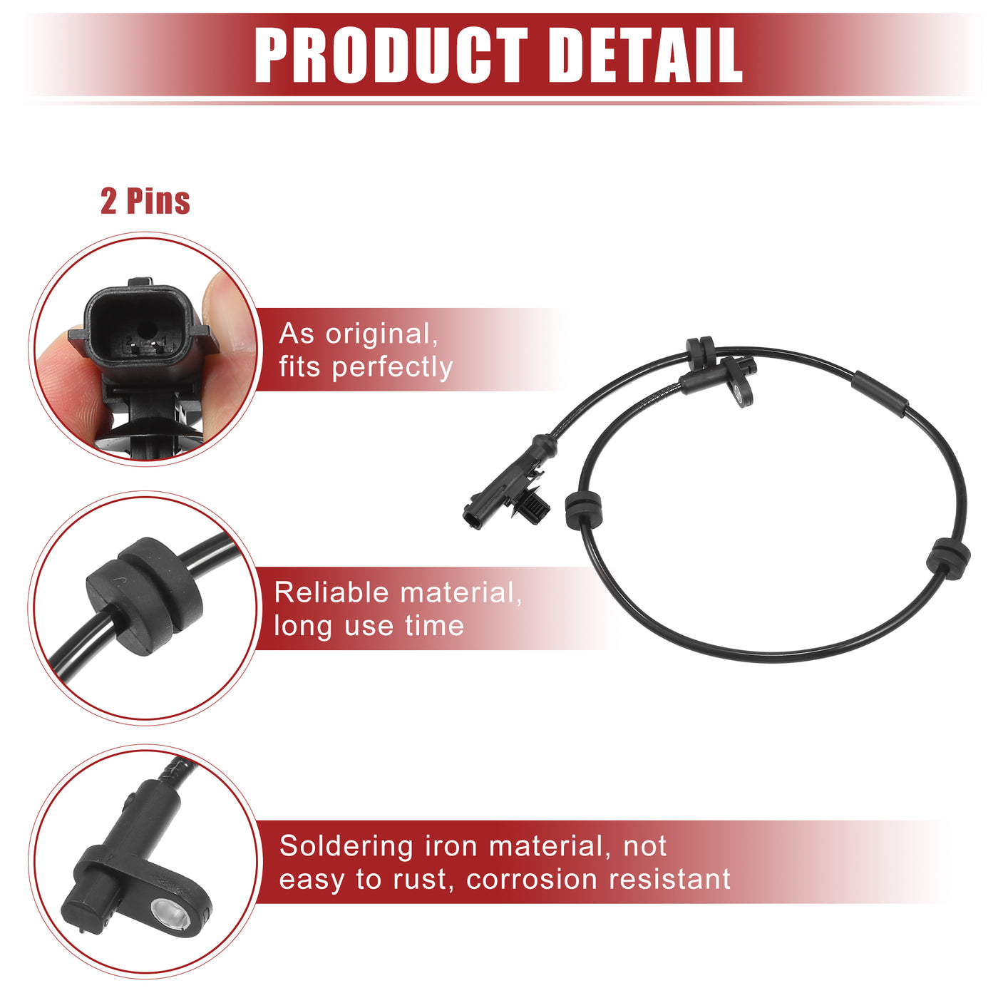 ACROPIX Hinten Links Rechts ABS-Sensor passend für Ford Nr. 8V512C190AA - 1 Stück