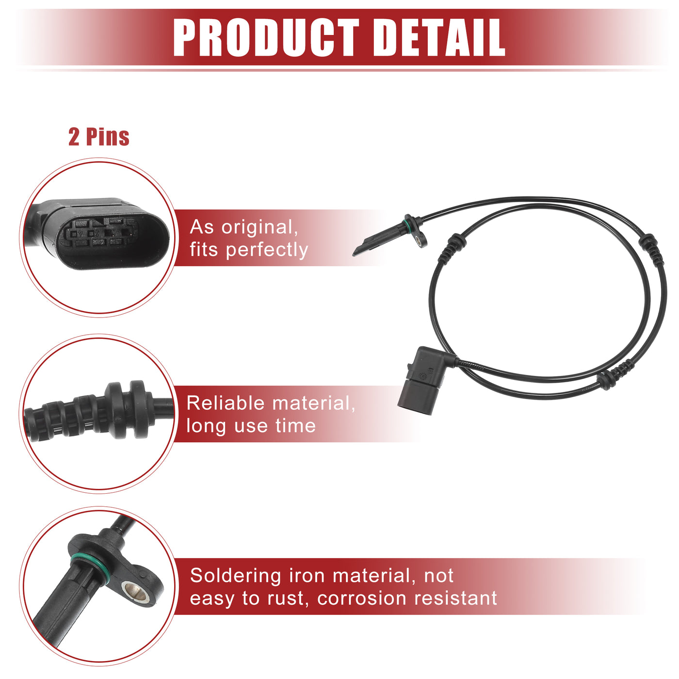 ACROPIX Vorderer rechter ABS-Sensor passend für Mercedes-Benz Nr. A2059058003 - 1 Stück