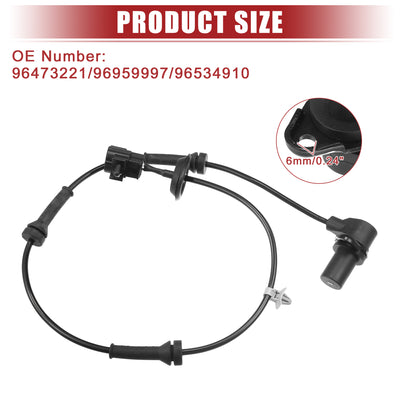 Harfington Vorderer ABS-Sensor passend für Chevrolet Aveo L4 1.5L Nr. 96473221 - 1 Stück